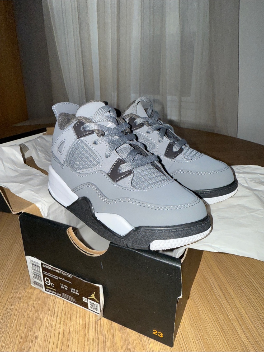 Air Jordan 4 Retro 'Cool Grey' 2019 (TD)